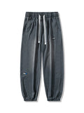 Lyocell Washed Men’s Jeans Lightweight Harem Joggers With Elastic Waist 4 Colors Baggy Denim Pants Asian Size L-6XL