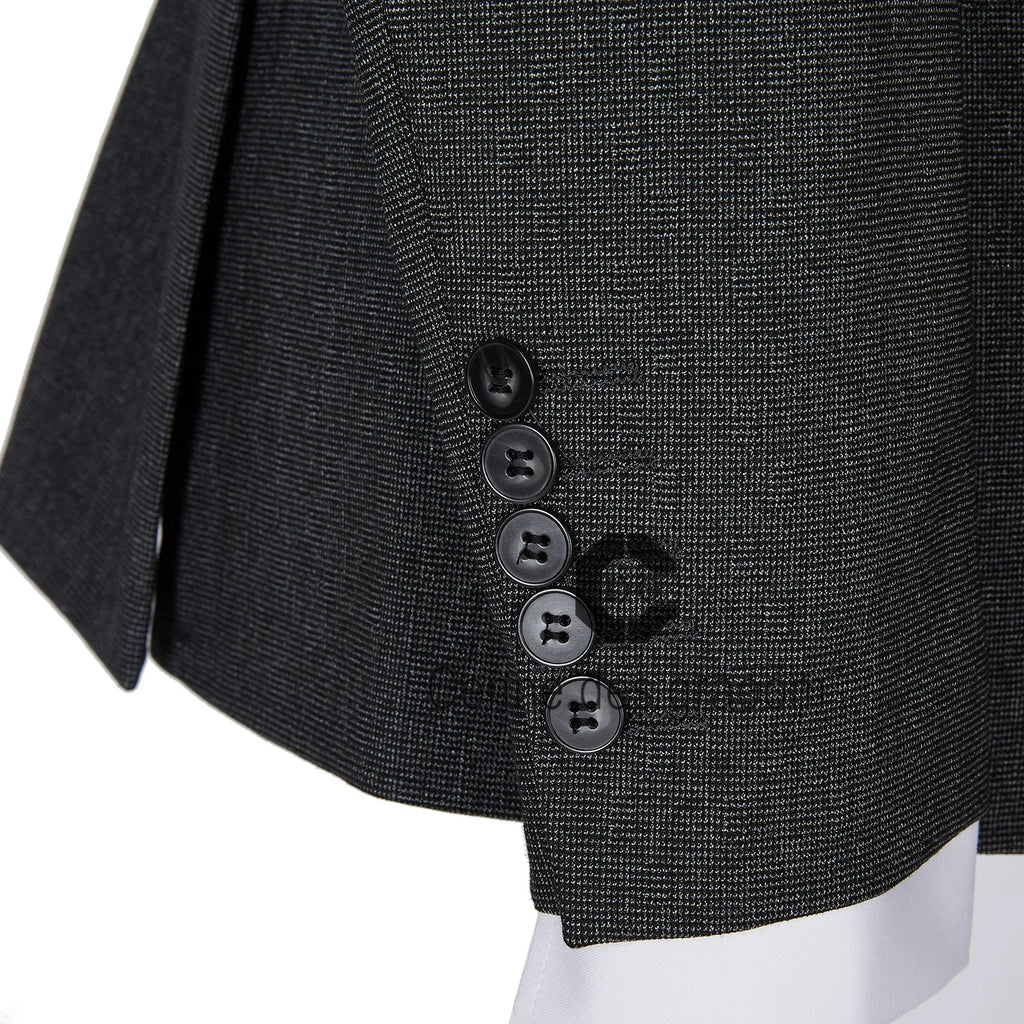 ( Jacket + Vest + Pants ) New Grey Men Suits Tailor-Made Costume Wedding Groom Party Casual Business Formal