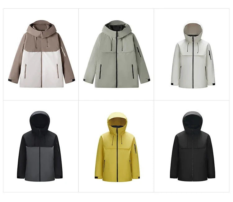 Down Jacket Men Three-in-One Two-Piece Set 2024 New Winter Four-Proof Outerwear Down Jacket