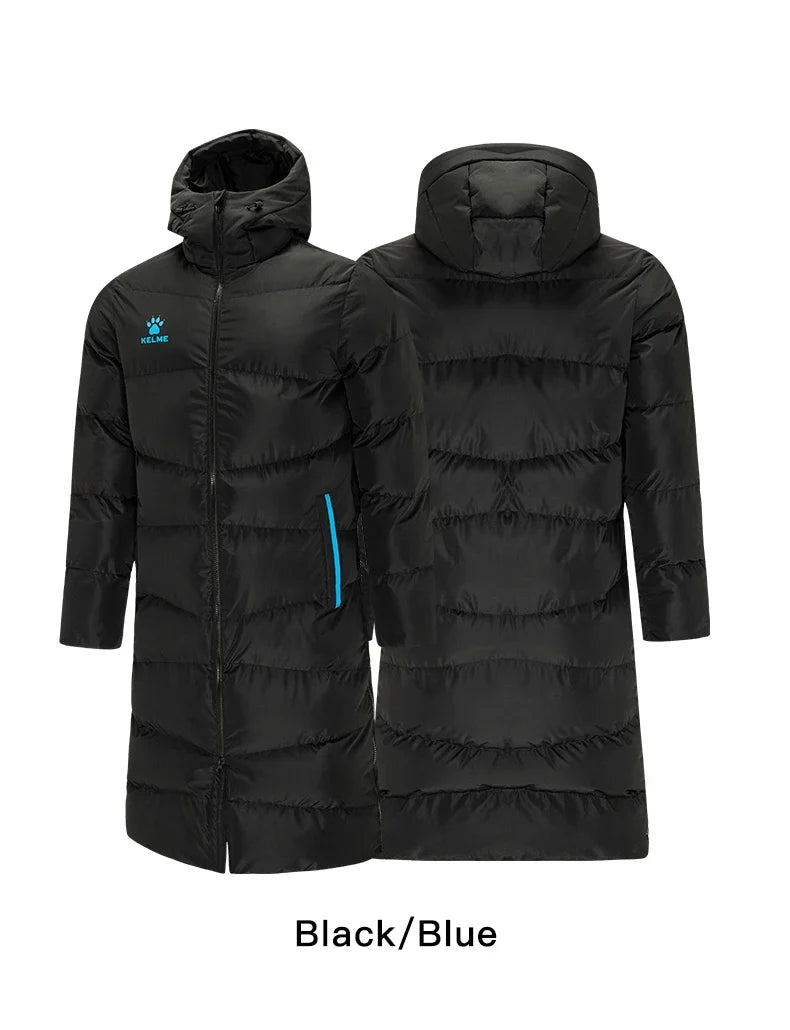 Men Winter Jacket Long Solid Sports Training Coat Male Overcoat Outrwear Warm Cotton Padded Winter Coat Women 8261MF1014