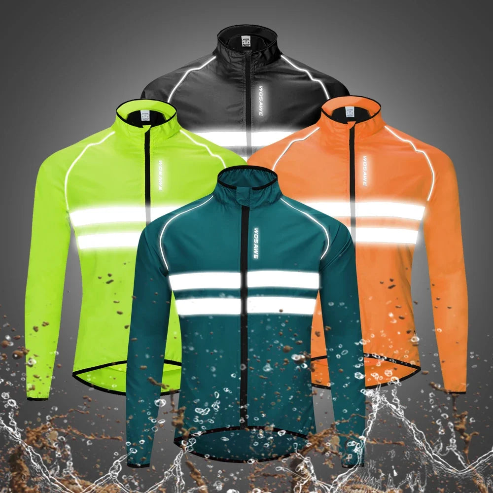 Wind Jacket Lightweight Cycling Windbreaker Windproof Bike Jacket Water Resistant Long Sleeve Jersey Wind Coat Vest