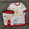 Bullfighter Merab Dvalishvili Boxing Fighting Event Tee Shorts Men Breathable Jersey Wrestling Running Sweat Absorbing Set