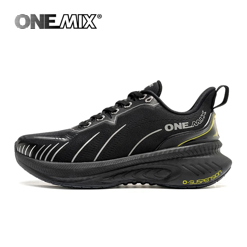 New Cushioning Running Shoes For Men Suitable Heavy Runners Lace Up Sports Women Non-slip Outdoor Athletic Male Sneakers