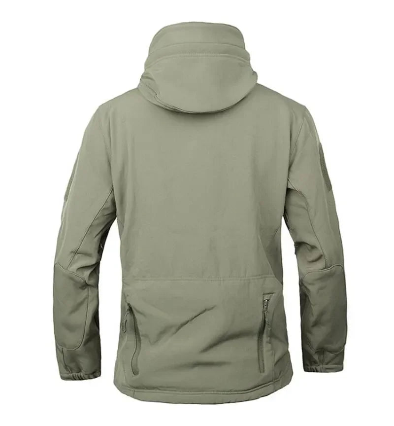 Motorcycle Shark Skin Soft Shell Jackets Men Tactical Windproof Waterproof jacket men Combat Jackets Mens Hooded Bomber Coats
