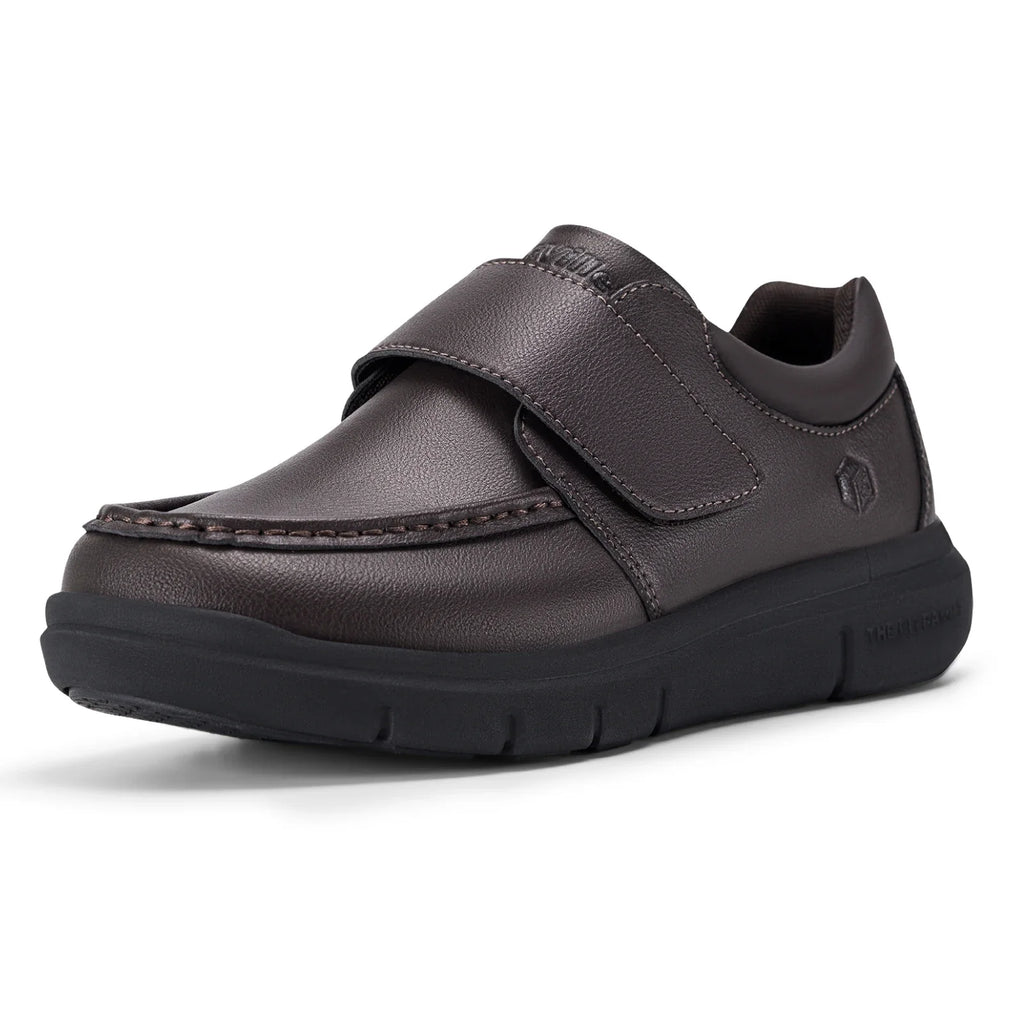 Wide Fit Men's Leather Shoes Diabetic Walking Shoes Oxford Shoes Formal Business Shoe Comfortable All Day Wear