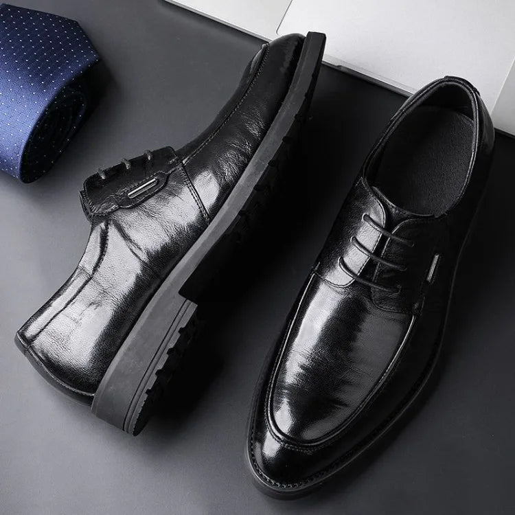 2026 Men's Height Increasing Dress Shoes Business Casual Elevator Oxfords Wedding Office Formal Spring Autumn Fashion