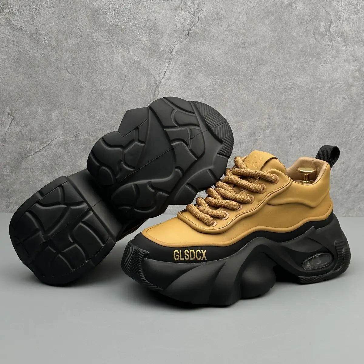 Designer Style Men Shoes 2025 Autumn Fashion Comfortable Men's Thick Platform Sneakers Casual Shoes Sports Trainers Tenis