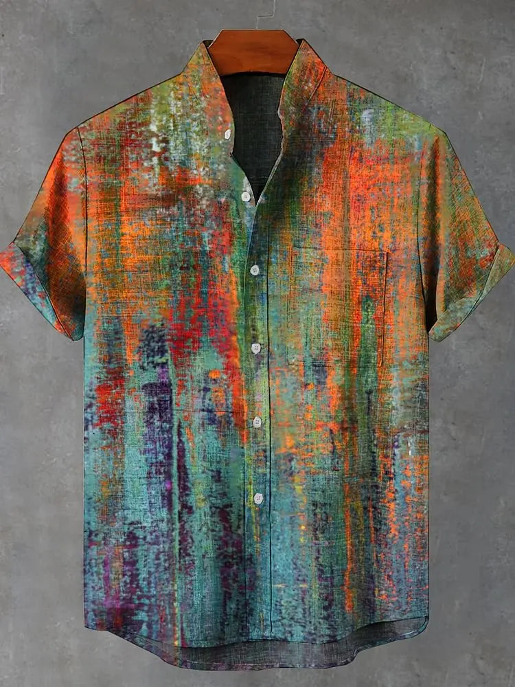 Men's Irregular Pattern Printed Casual Street Wear