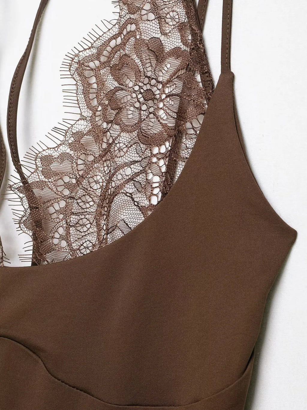 TFMLN Women Sexy Slim Bodysuits Chic Lace Partwork Sleeveless Fashion Backless Sling Tops 2026 Newest Lady Casual Playsuit