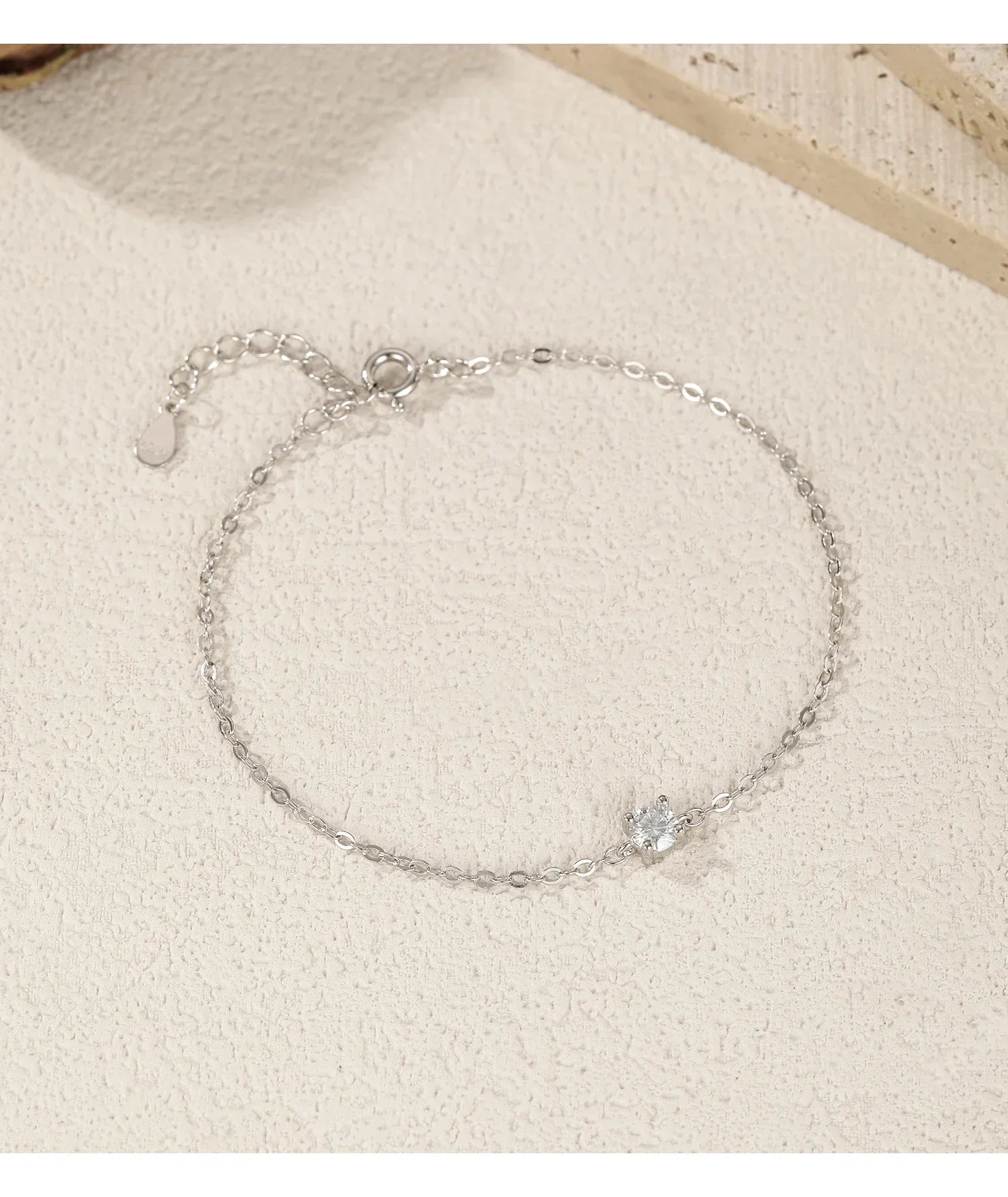 D Color Moissanite Bracelet 925 Sterling Silver Classic Minimalist Daily Link Chain Bracelet For Women Fine Jewelry