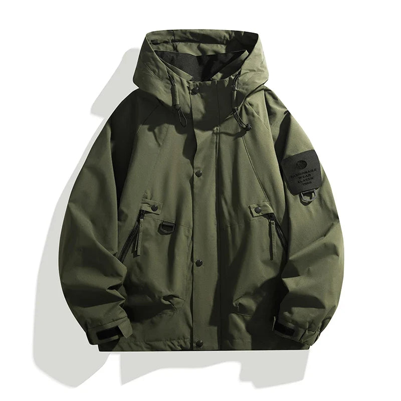 Men Women Waterproof Hiking Jacket Windproof Camping Windbreakers Oilproof Fishing Trekking Jacket Autumn Spring Sport Rain Coat