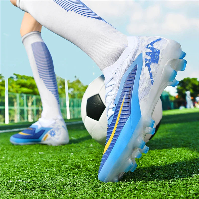 FG Mens Soccer Shoes High Quality Turf Soccer Cleats for Sneakers Training Football Boots Chuteira Campo 35-45