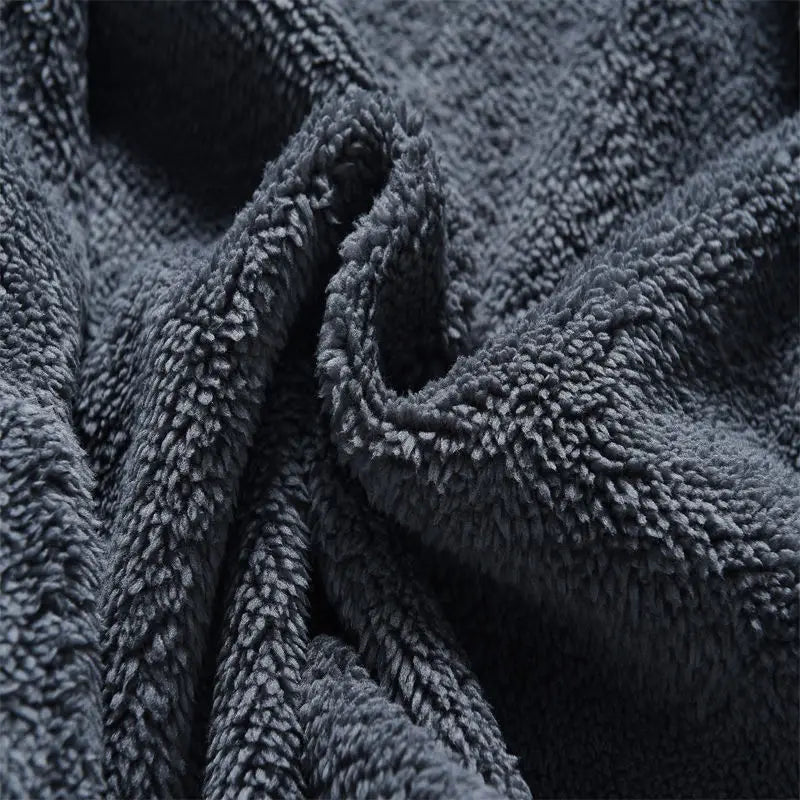 Men's Fleece Zip Up Outerwear Zipper Fleece-lined Stand Collar Thickened Outdoor Jacket Windproof Polar Fleece Coldproof Jackets