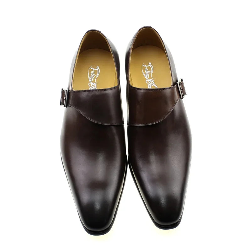 Designer Men’s Formal Leather Dress Shoes – Elegant Oxford Style, EU 40–48