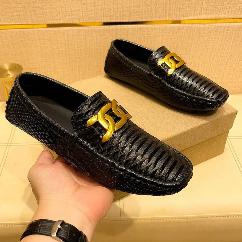 MAEDEF Men PU Leather Shoes Luxury Men's Flats Shoes Casual Social Shoe Male Wedding Footwear Zapatos Hombre Mens Walking Shoes