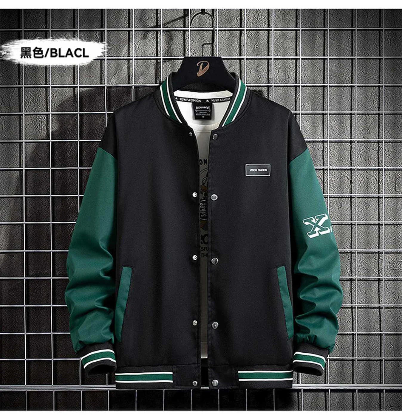 10XL Plus Size Baseball Jacket Men Fashion Casual Patchwork Jacket Coat Male Varsity Jacket Coat Big Size 10XL