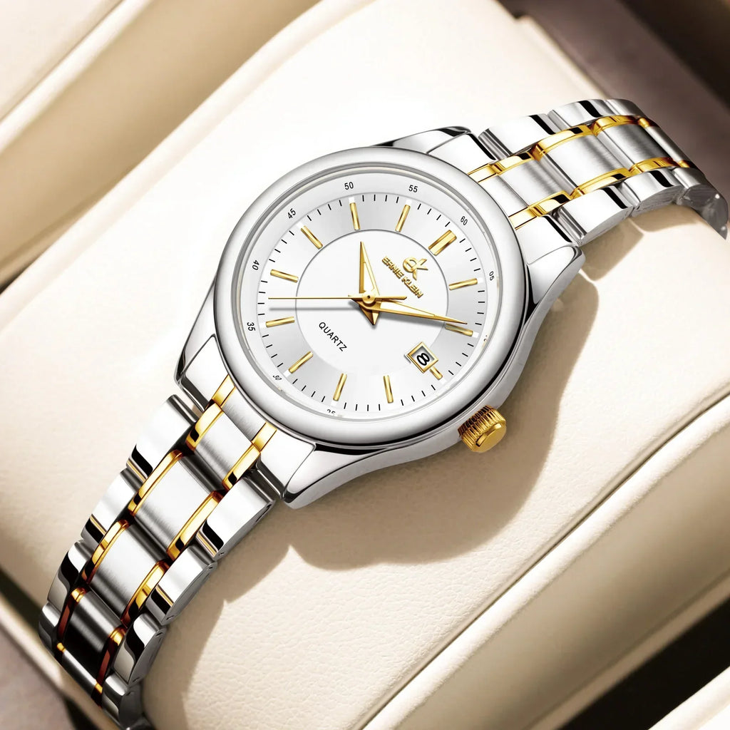 Women‘s Watches Simple Luxury Fashion Elegant Female Wristwatch Waterproof Luminous Date Exquisite Gift for Girl