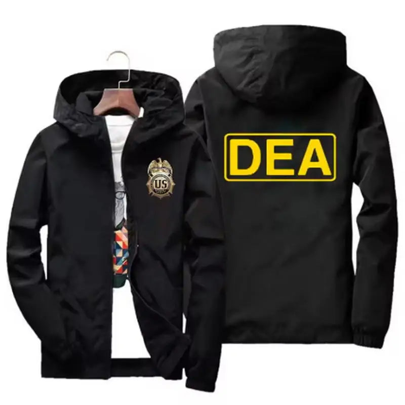 High Quality Men's Thin Coat 2024 Spring Autumn Men's Casual Outerwear Printed Jacket Windbreaker Coat