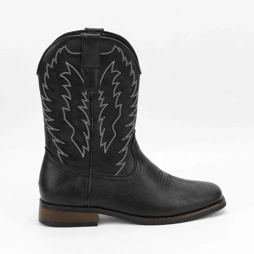 Men's Desert Cowboy Boots Stylish Phoenix Embroidered Western Boots