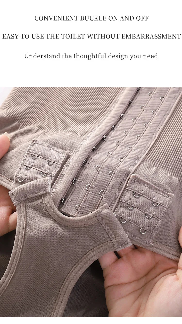 Women Shapewear Bodysuit High Waist Trainer Girdle Shorts Tummy Control Panties Body Shaper Butt Lifter Compression Underwear