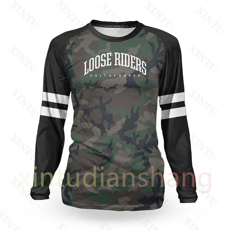 2022 Women's Loose Rider Tech Jersey Long Sleeve Enduro Mountain Bike Breathable Quick Dry Shirt BMX DH Motocross Sportswear