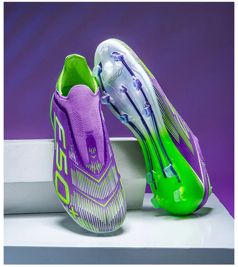 New Men's Soccer Shoes Grass Cleats Futsal Non Slip Indoor Ultralight Fg Turf Football Boots Sport Comfortable Adult Non-Slip