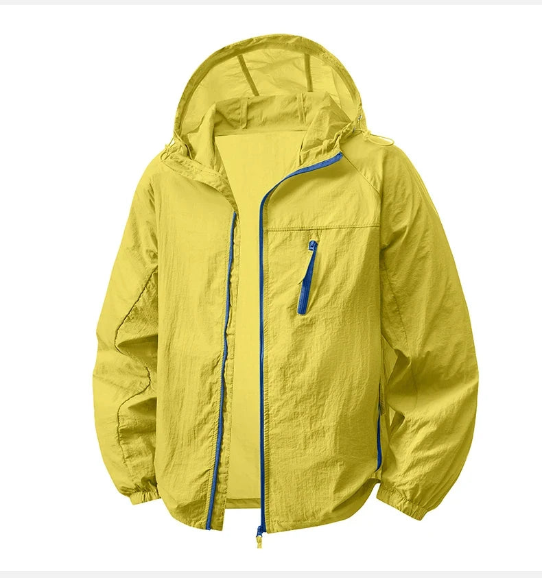 Women's Men's Sun Protective Jackets Camping Mountaineering Hiking Outdoor Sports Windbreaker Summer Lightweight Coat