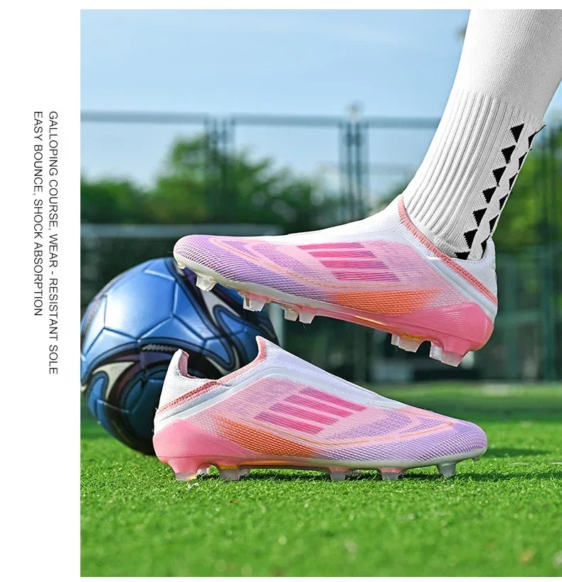 Men New Professional Football Boots Original Resistant Casual Grass Outdoor Non Slip High Quality Comfortable Male Soccer Shoes