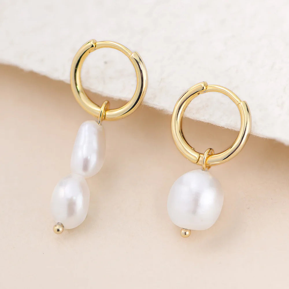 925 Sterling Silver Earring Fashion Geometry Butterfly Zircon Asymmetry Pearl Drop Earring Simple Temperament Trend Women Ear Je