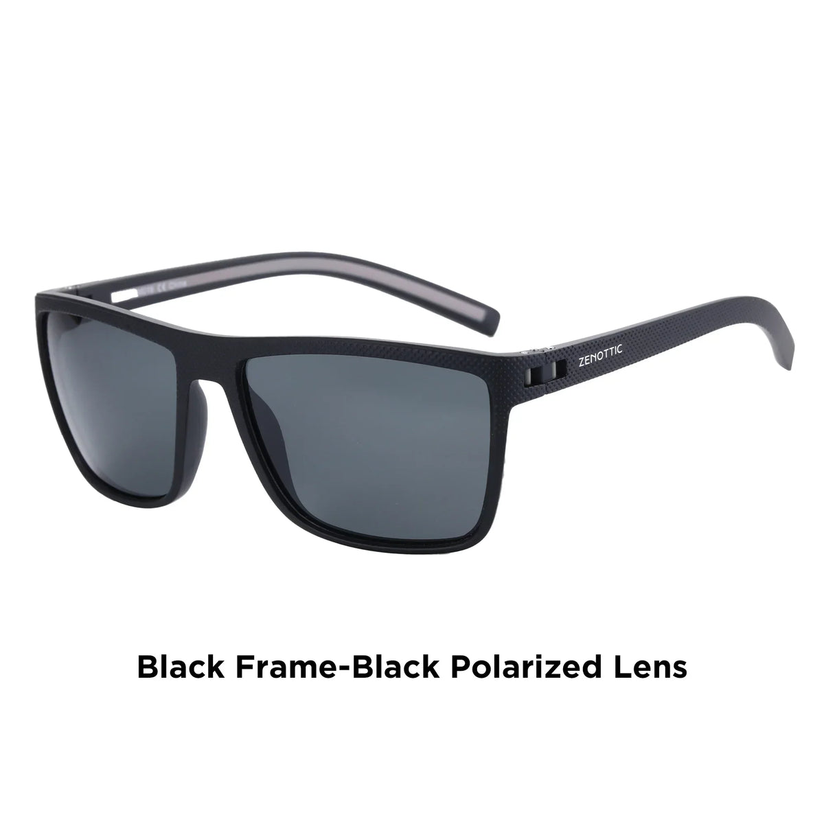 Retro Polarized Sunglasses for Men Lightweight TR90 Frame UV400 Protection Square Sun Glasses Night Vision Goggles