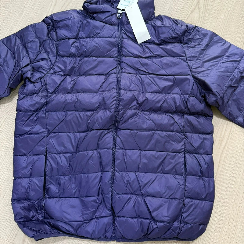 2025 0-10℃ Autumn Fashion Men's Ultra Light Duck Down Jackets Winter Feather Padded Puffy Coat Portable Warm Quilted Outerwear