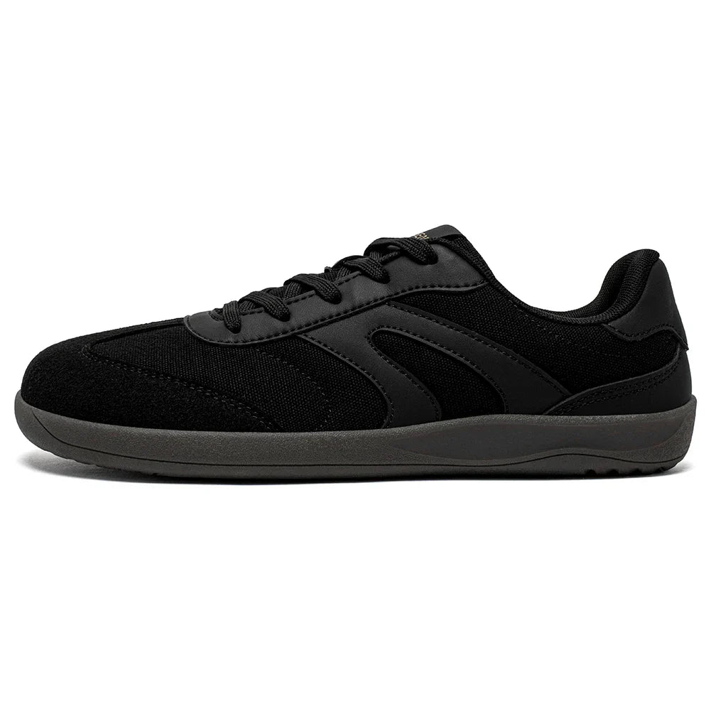 Barefoot Wide Toe Sneakers Unisex Zero Drop Minimalist Canvas Shoes Non Slip Lace Up Walking Sneaker