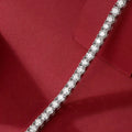3/4/5mm Real Moissanite Tennis Bracelet for Women Man Original 925 Sterling Silver Plated 18k Gold Diamond Bracelets with GRA