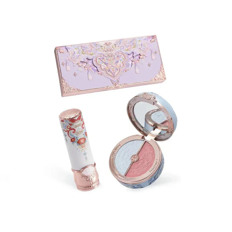 Makeup Set Flower Knows Butterfly Cloud Collar Collection Makeup Gift Set Includes Eyeshadow Blush Lipstick Vegan&Cruelty-Free