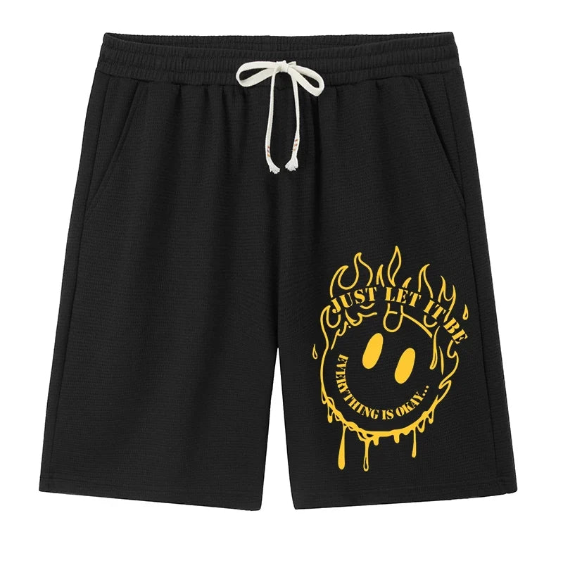 Summer Fashion Men's Shorts Plus Size 7XL Sports Shorts 110-180KG Casual Breathable Running Rugby Jogging Short Pants Clothes