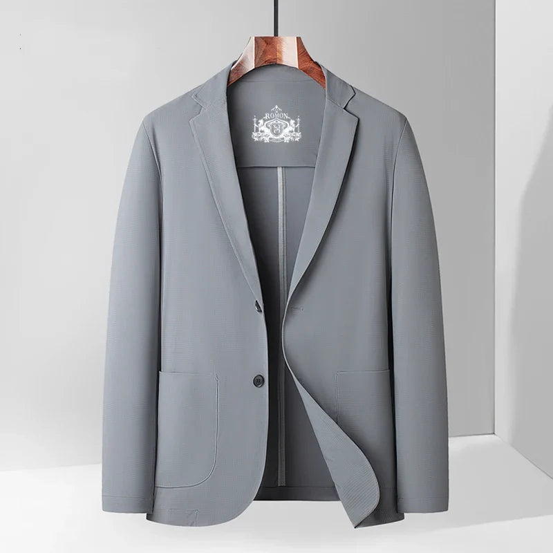 Sun Protection Lightweight Blazer - Fashionable for Outdoor Travel, Weddings, Leisure, Korean Style - Men's Breathable Blazer