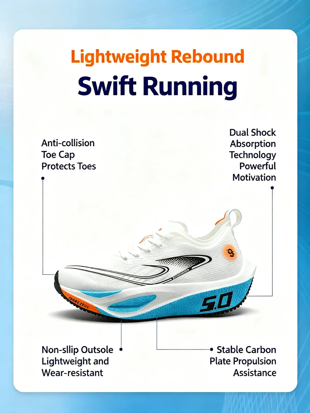 Unisex 2025 Full Carbon Plate Running Shoes Professional Marathon Racing Lightweight Bounce Cushion Breathable Sports Sneakers