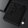 Autumn Mens Knit  Pullover Sweater Lapel Slim Fit Button Pullover HeavyWeight Polo Sweaters Outdoor Winter Warm Solid Streetwear