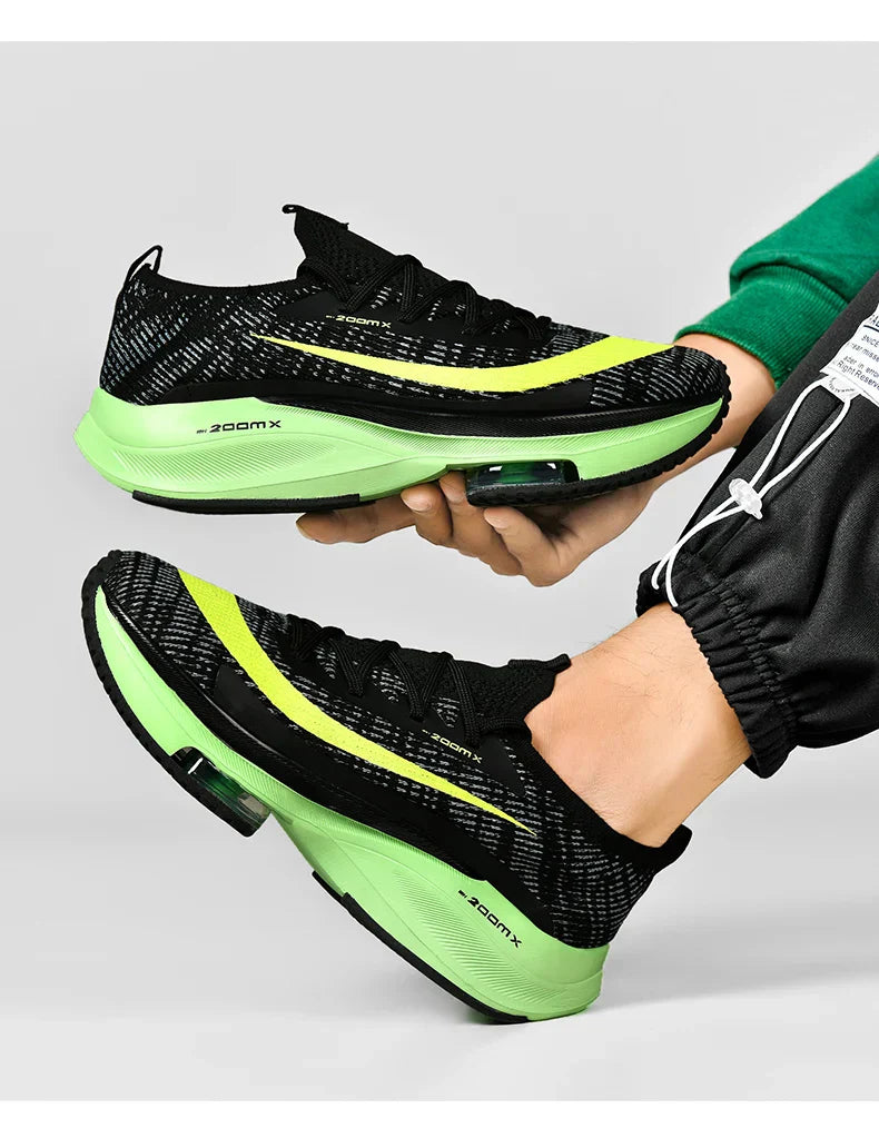 Men Running Shoes Breathable Race Cushioning Outdoor Jogging Sneakers Trainer Luxury shoes Couple Non-Slip Mesh Off-road Shoes
