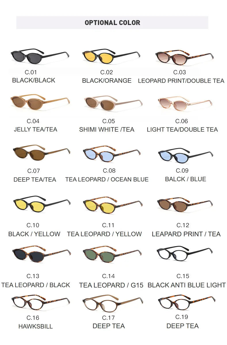 Small Cat Eyes Sunglasses For Women Men Fashion Brand Designer Retro Gradient Shades