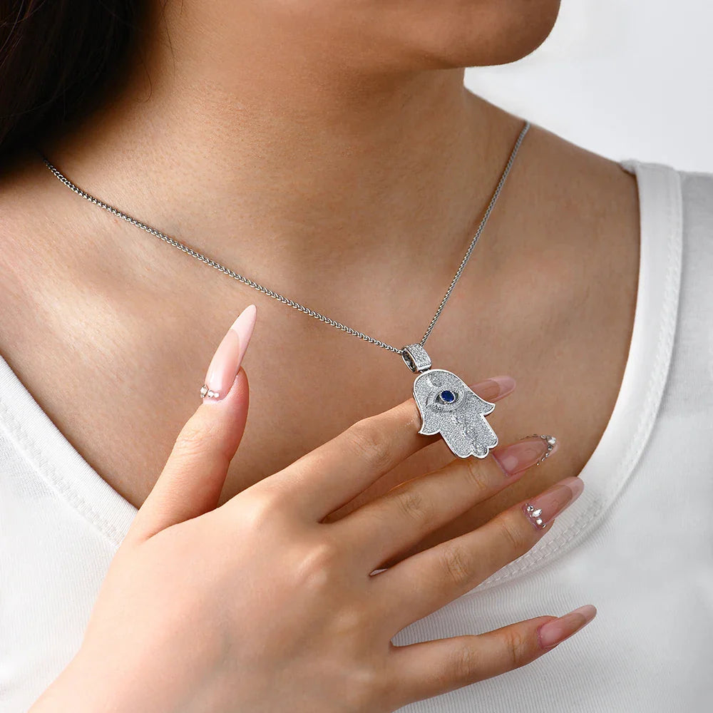 Classic Angel Eyes Moissanite Necklaces S925 Sterling Silver 18k gold plated for Woman Birthday Party Jewelry Gifts New