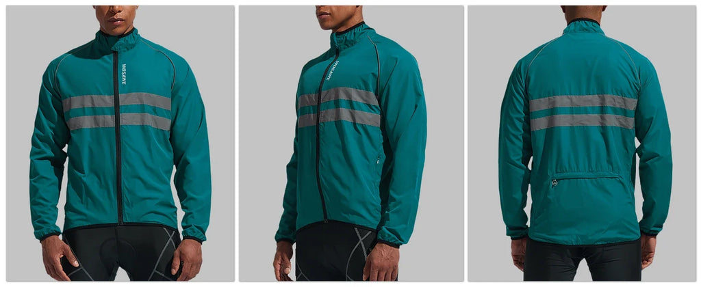 Men Cycling Windbreaker MTB Bicycle Long Sleeve Coat Water Resistant Outdoor Sport Jersey Bike Jacket Cycling Clothing