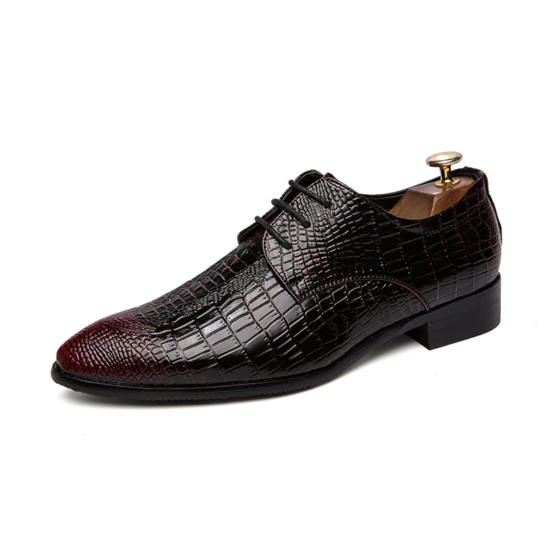 Shoes for men shoes leather shoes business dress shoes all-match casual shock-absorbing wear-resistant footwear large size