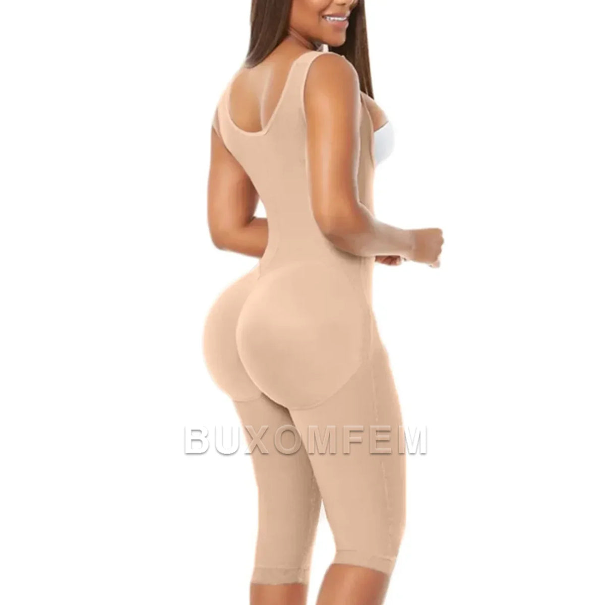 Fajas Compression Fabric Abdominal Control Adjustable Shoulder Straps Girdles Buttock Lift System Hip Shapewear Ladies Bodysuits