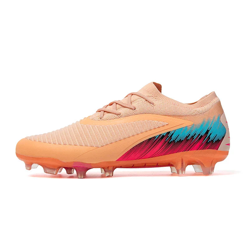 High Quality Mens Football Boots Boys FG/TF Training Studded Fast Soccer Cleats Pro Non Slip Football Shoes for Man 35-45