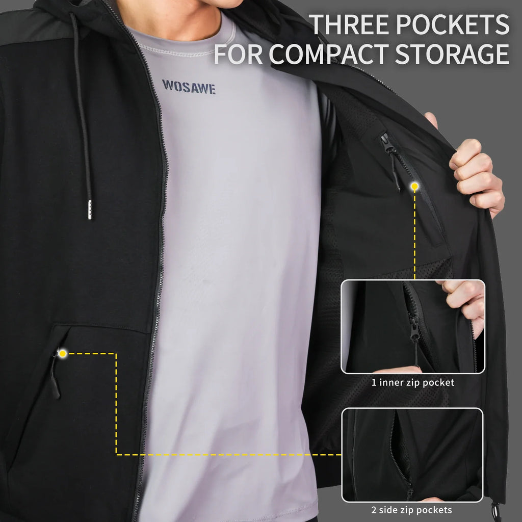 Men Motorcycle Hoodie Shirt Motorcycle Winter Warm Jacket Riding Casual Motorcycle Riding Clothes