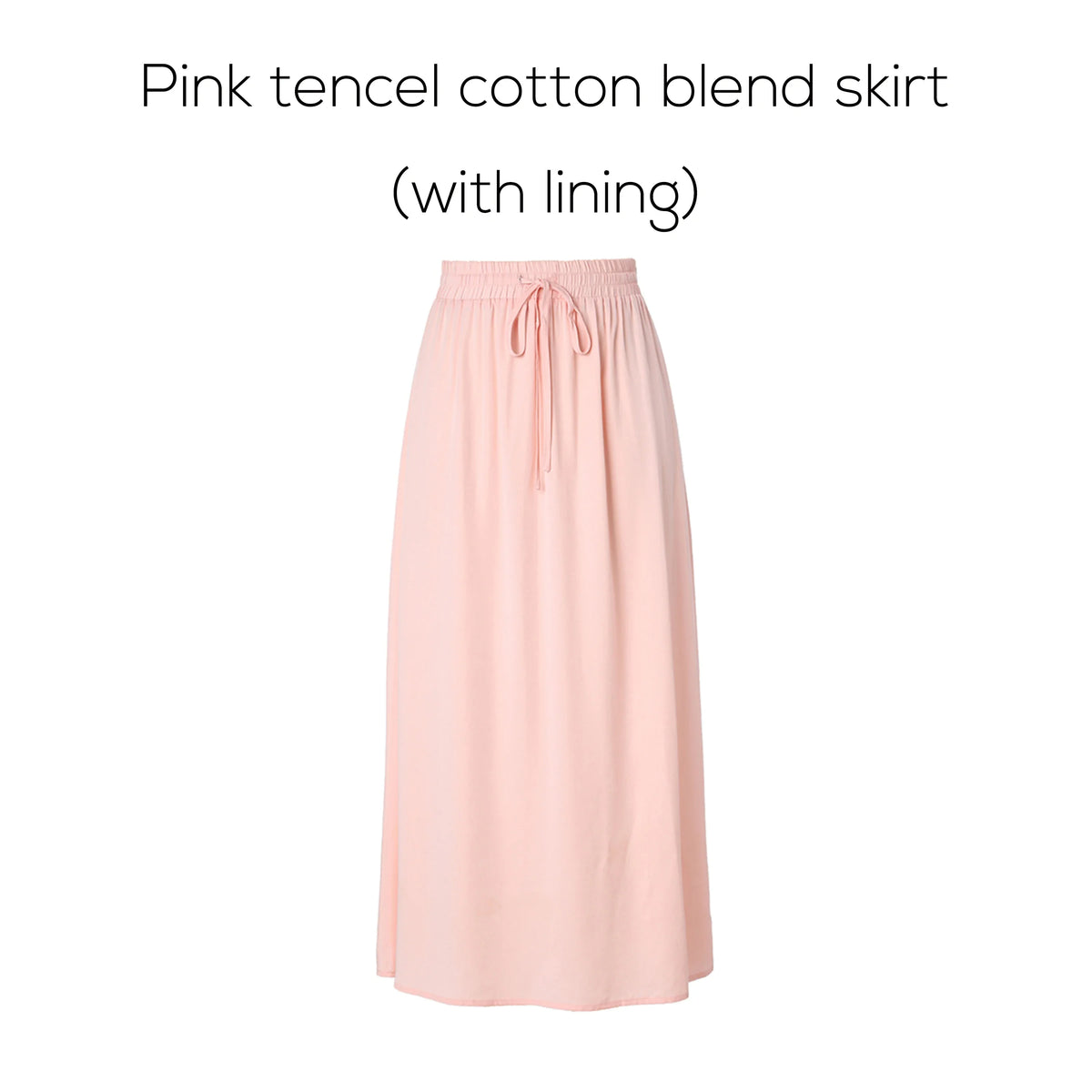 AP 2025 Spring and Summer Women Turn-down Collar Tee Soft Lady Cotton Blend Skirt Comfortable Casual