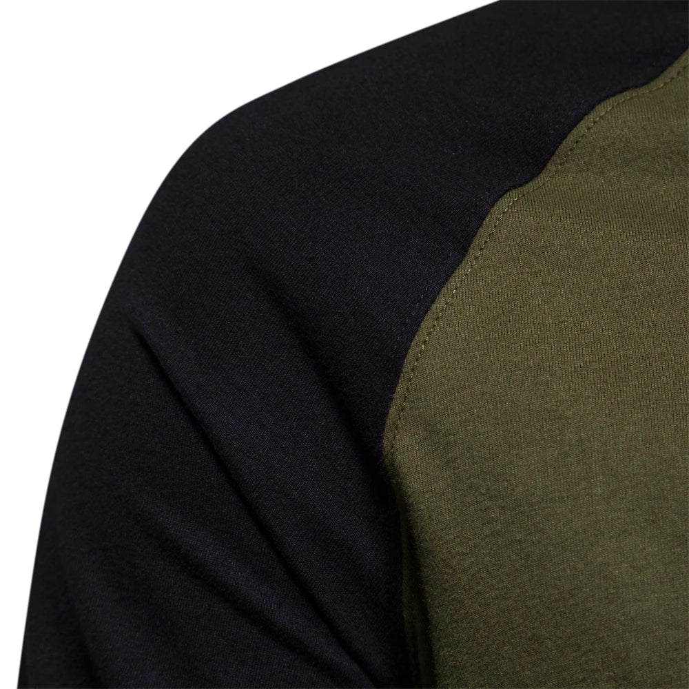 100% Cotton Long Sleeve Men's T-shirt Solid Color Letter Print Casual T shirts for Men New Spring Tops Tee Men Clothing
