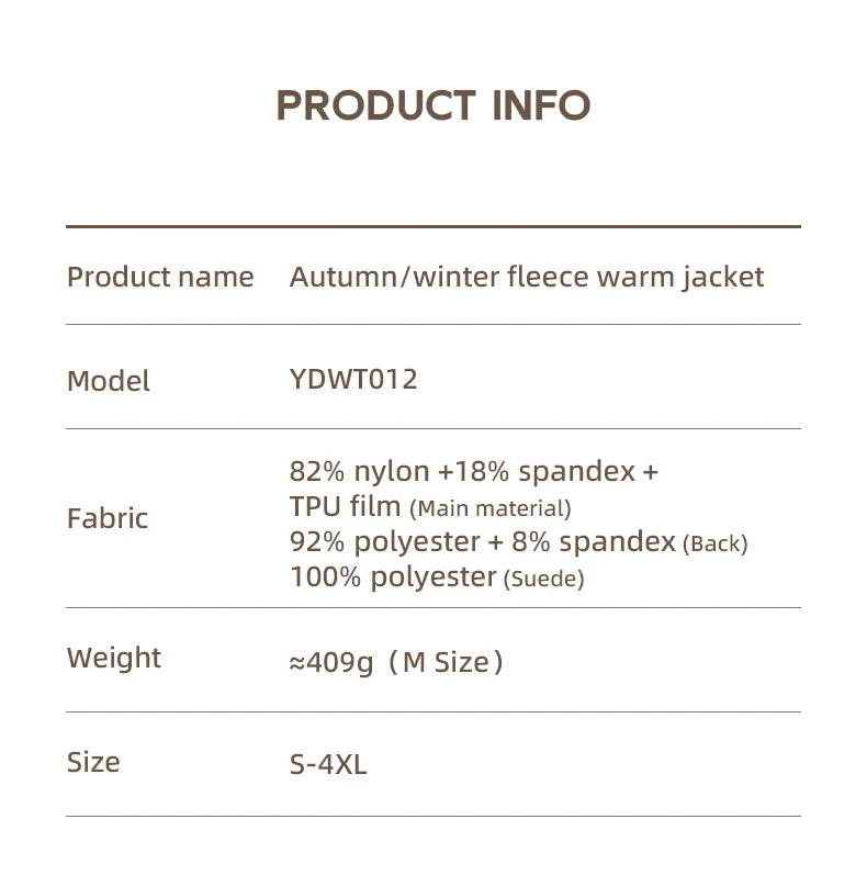 Warm Cycling Jacket Men's Coat Professional Thermal Fleece Cycling Clothing 3 Season Windproof Outdoor Sports Jacket
