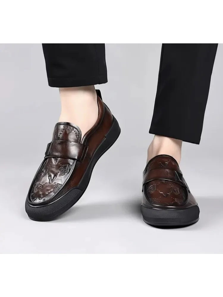 High-Quality Men's Leather Shoes – Comfortable Formal Footwear for Work & Occasions